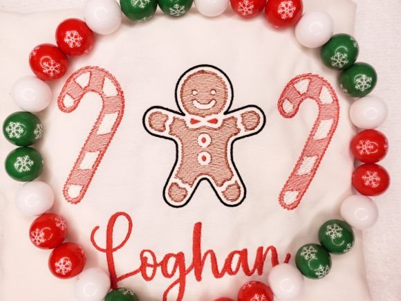 Christmas Gingerbread Candy Cane Design Review