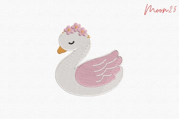Cute Swan with Flowers Baby Nursery Review