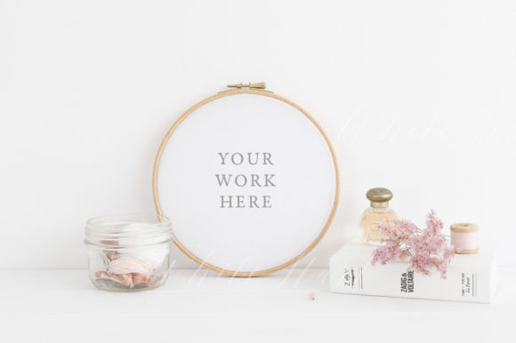 Embroidery Hoop Mockup PSD & PNG Review
