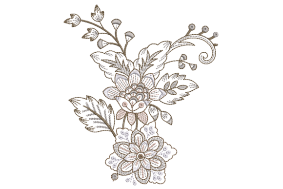 Flowers and Leaves Embroidery Design Review