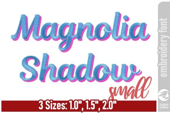 Magnolia Shadow Embroidery Font - Small Review