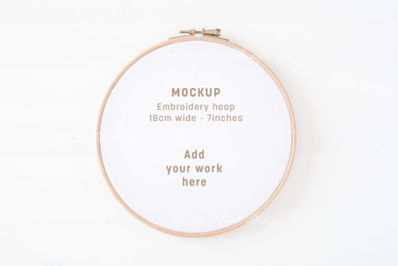 Minimal Embroidery Hoop Mockup Review
