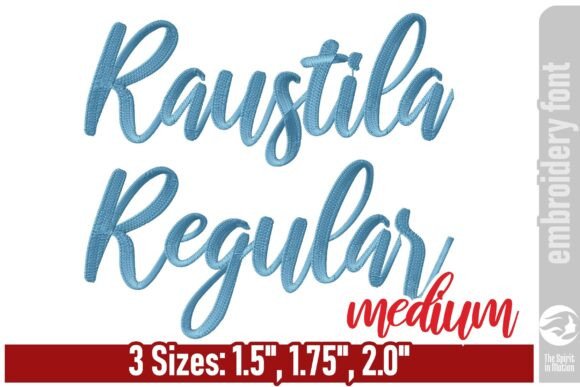 Raustila Embroidery Font Review: Boutique Sweatshirts