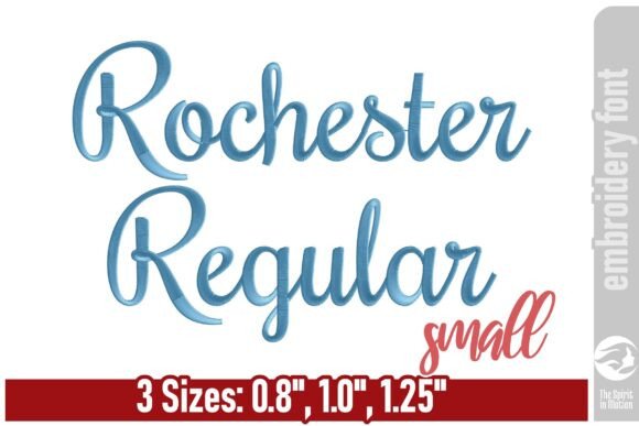 Rochester Embroidery Font - Small: A Designer Review