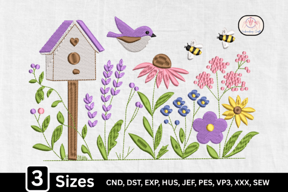 Spring Flowers Bee Birdhouse: Sweatshirt Design Review