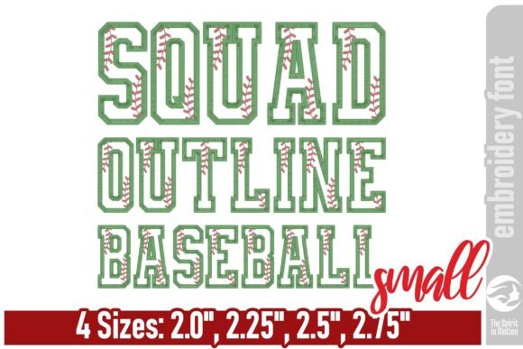 Squad Outline Baseball Font: Sweatshirt Design Review