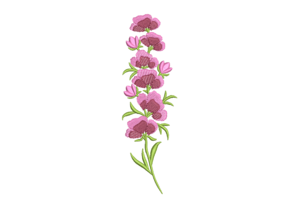 Tall Pink Flowers: A Designer’s Stitch-Out Review