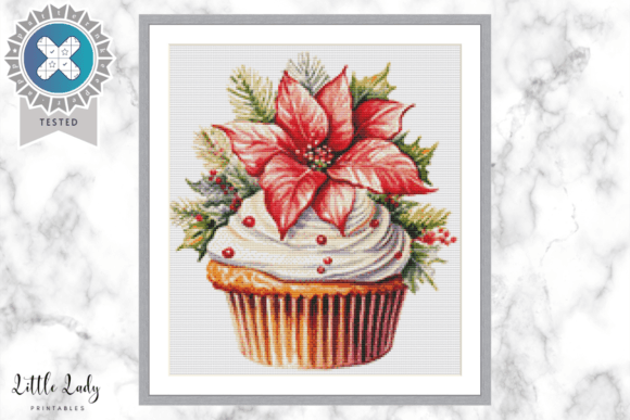 Xmas Cupcake Cross Stitch Pattern PDF Review